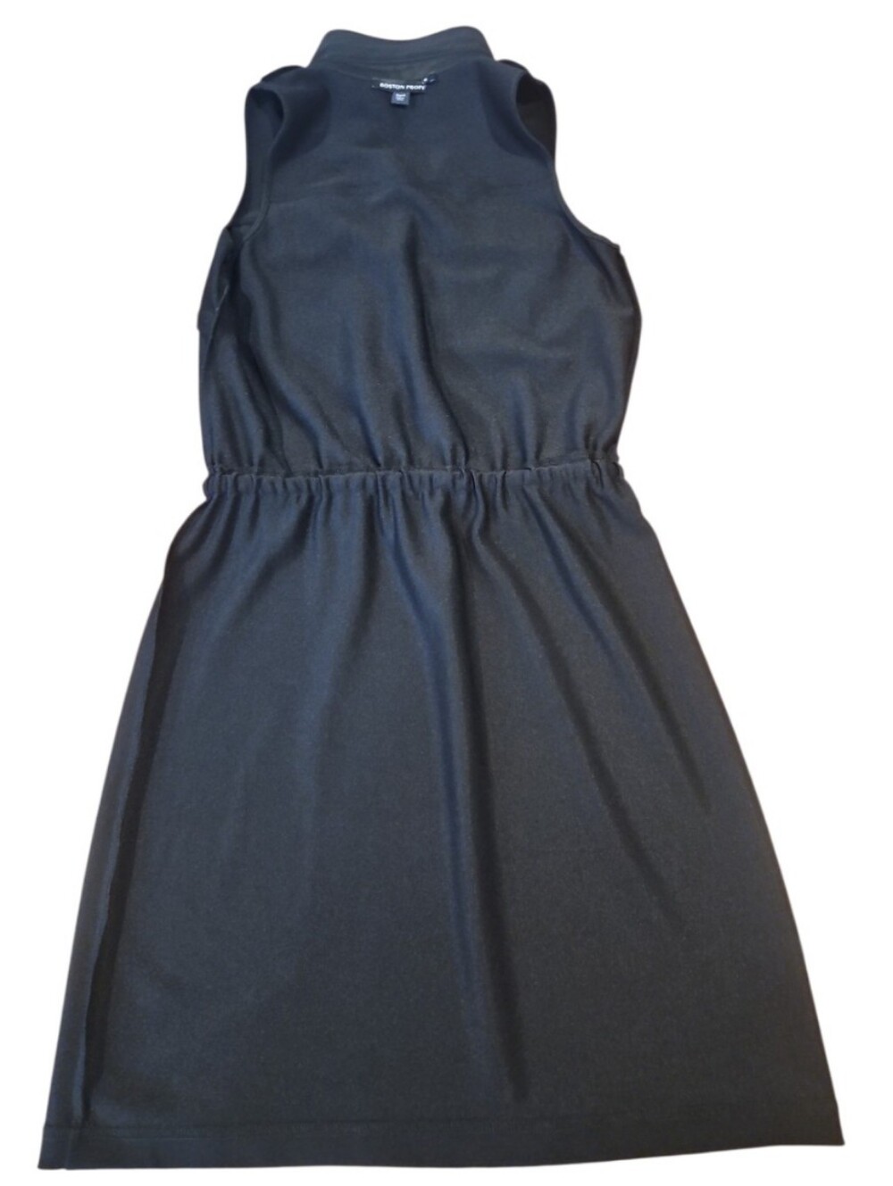 Boston Proper Beyond Travel Chic Drawstring Utility Dress Black S - Picture 9 of 10